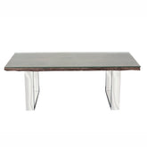 Live Edge Sleeper Center Table Industrial Coffee Table Rectangle 110x60x40cm